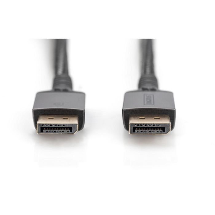 DIGITUS DisplayPort Anschlusskabel 1m Aluminium 8K schwarz 1