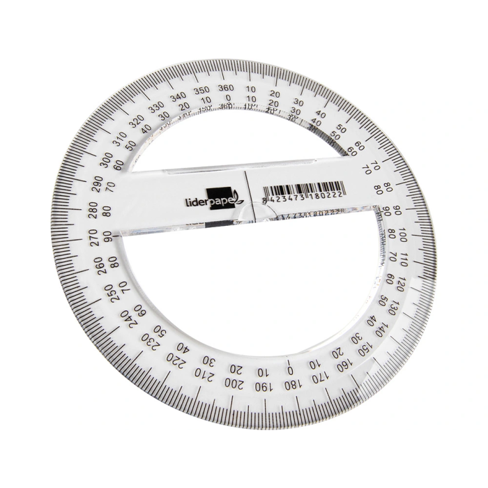 Liderpapel Círculo de plástico transparente 10 cm 1