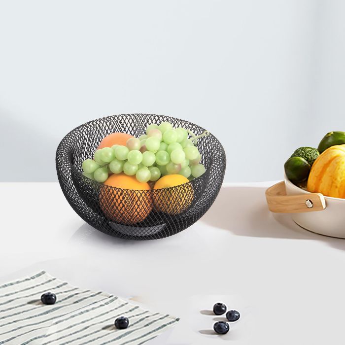 Cesta de metal para frutas Confortime 30x13.5 cm (6 Unidades) 8 Cesta de metal para frutas Confortime 30x13.5 cm (6 Unidades) 8