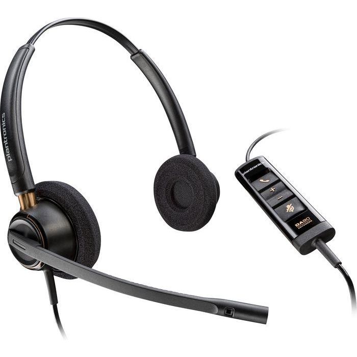HP Poly EncorePro 525-M Microsoft Teams Certified Auriculares estéreo USB-A para PC