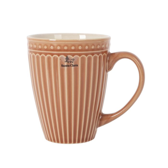 Inde #-36-Mug Jumbo Taza 380cc Mondoñedo Marrón - Diámetro 9 cm, Alto 11 cm, Peso 337 g (12 Unidades)