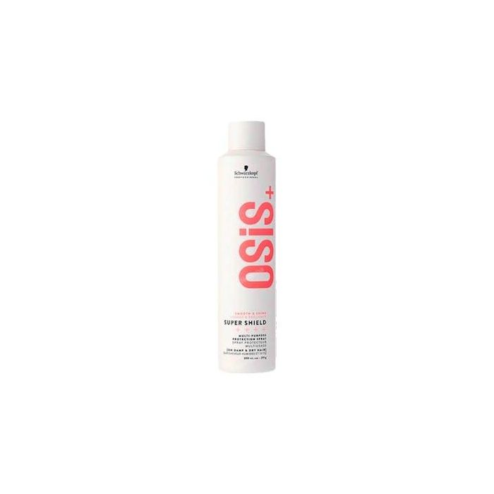 Schwarzkopf OSIS+ Super Shield Spray Protector Multiusos Cabello Largo: Térmico hasta 230°C, Anti-encrespamiento y Brillo 300ml