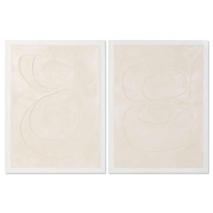 DKD Home Decor Cuadro Scandi Moderno Beige de Lienzo y MDF 120 x 90 cm (2 Unidades) 0 DKD Home Decor Cuadro Scandi Moderno Beige de Lienzo y MDF 120 x 90 cm (2 Unidades) 0