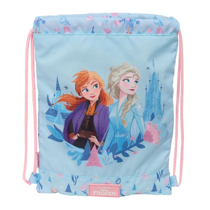 Bolsa Mochila con Cuerdas Frozen Ice magic Azul 26 x 34 x 1 cm 1