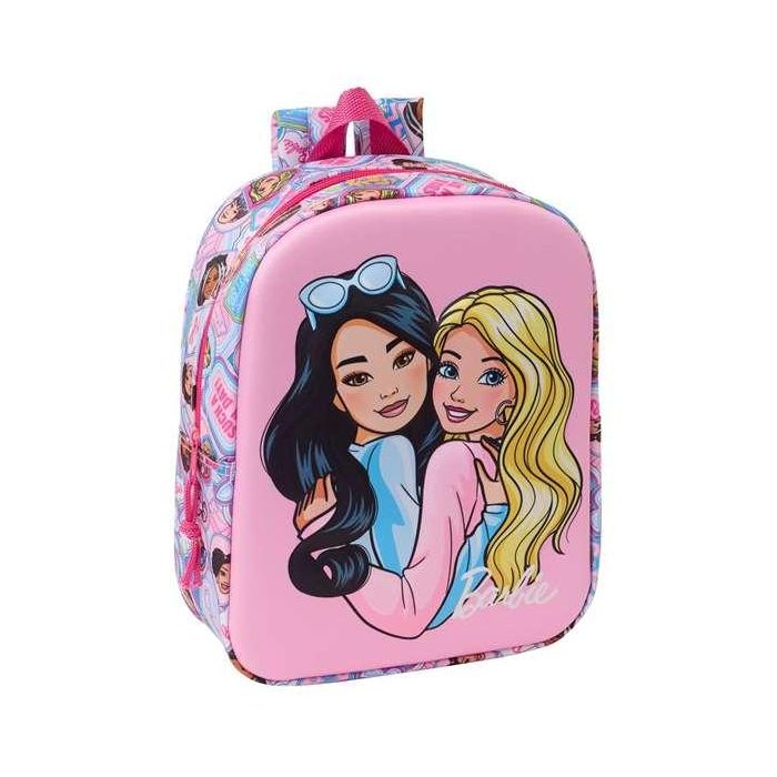 Mochila Safta Guarderia 3D Barbie 270x220x100 mm Mochila Safta Guarderia 3D Barbie 270x220x100 mm