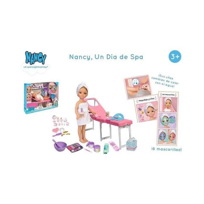 Muñeca nancy un día de spa un set con varios tratamientos para nancy, una camilla y accesorios 43 cm 5 Muñeca nancy un día de spa un set con varios tratamientos para nancy, una camilla y accesorios 43 cm 5