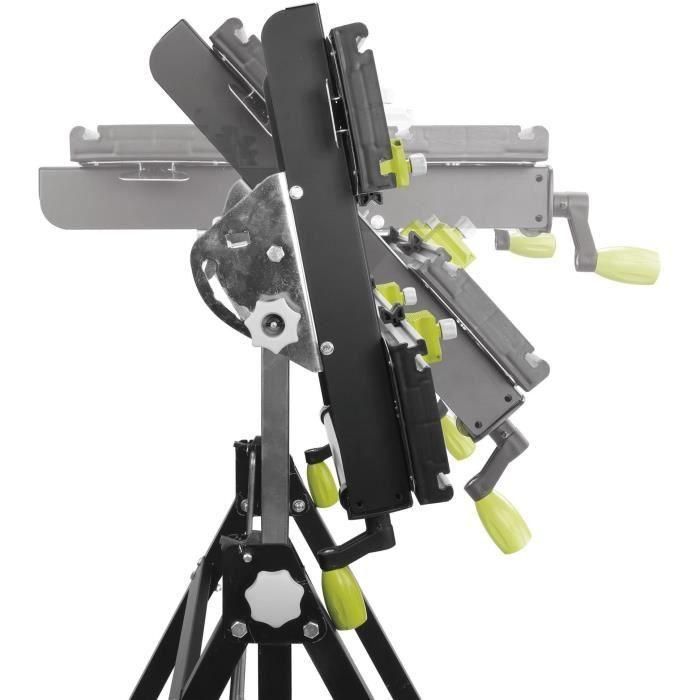 RYOBI Banco de trabajo plegable, ajustable y giratorio RWB03 con carga máxima de 100 kg 1 RYOBI Banco de trabajo plegable, ajustable y giratorio RWB03 con carga máxima de 100 kg 1