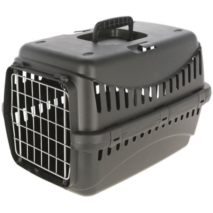 Kerbl KER4018653140680 Caja de Transporte Expedion Eco para Perros y Gatos - Negra, 45x30x30 cm