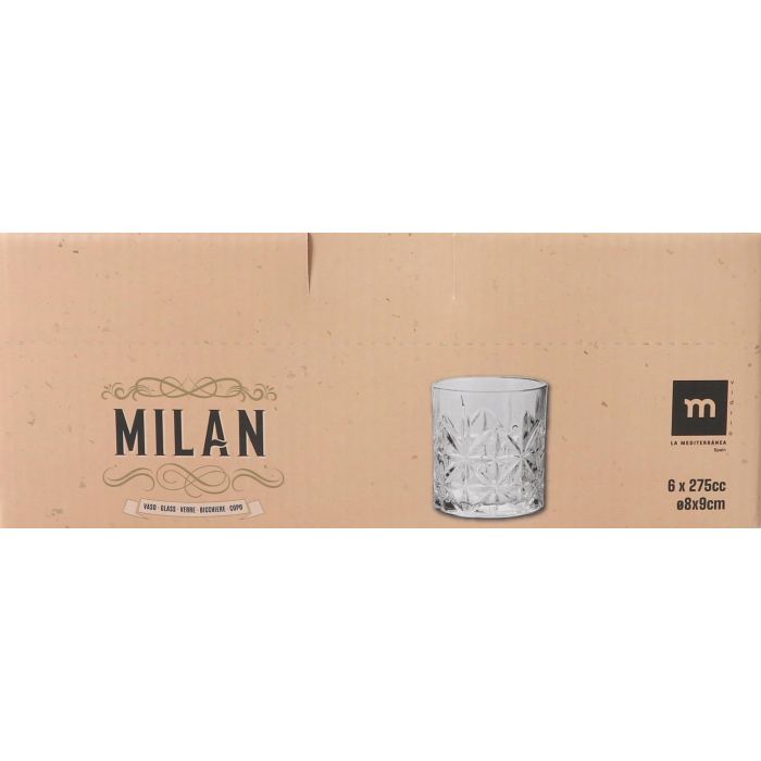 Vaso Milan 275 cc - Inde (48 Unidades) 1