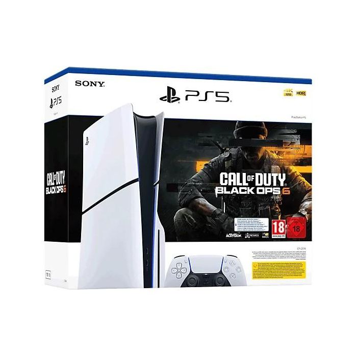 Sony PlayStation 5 Slim 1TB Call of Duty: Black Ops 6 Bundle Blanco 0 Sony PlayStation 5 Slim 1TB Call of Duty: Black Ops 6 Bundle Blanco 0