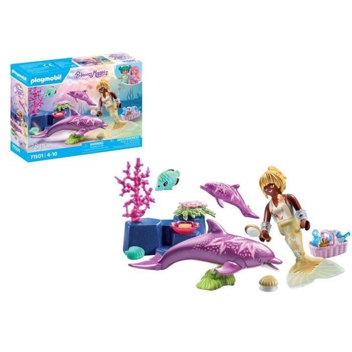 PLAYMOBIL 71501 Sirena con Delfines 3