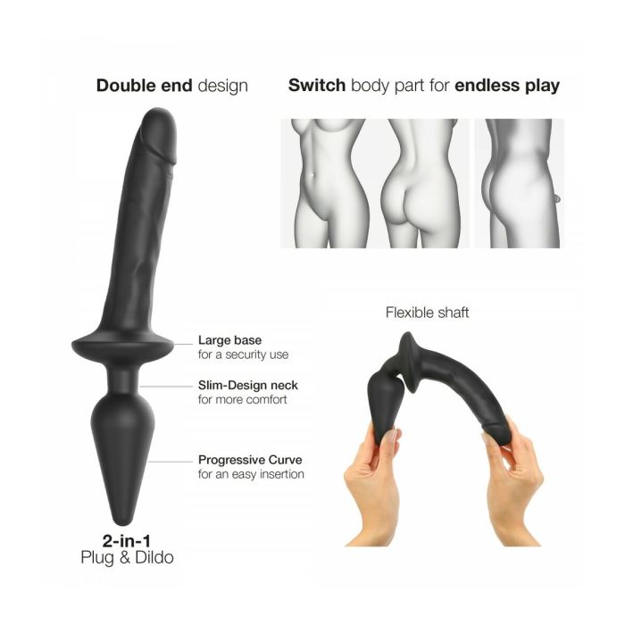 Dildo Strap-on-me Negro 2 Dildo Strap-on-me Negro 2
