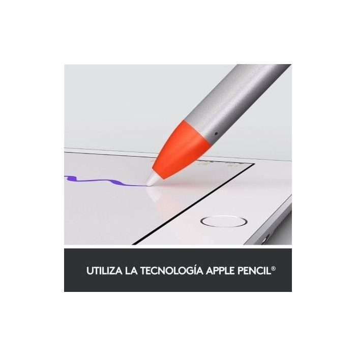 Logitech 914-000034 Lápiz Digital Crayon para iPad (6ª generación) con Tecnología Apple Pencil, Precisión de Píxel y Rechazo de Palma 1 Logitech 914-000034 Lápiz Digital Crayon para iPad (6ª generación) con Tecnología Apple Pencil, Precisión de Píxel y Rechazo de Palma 1