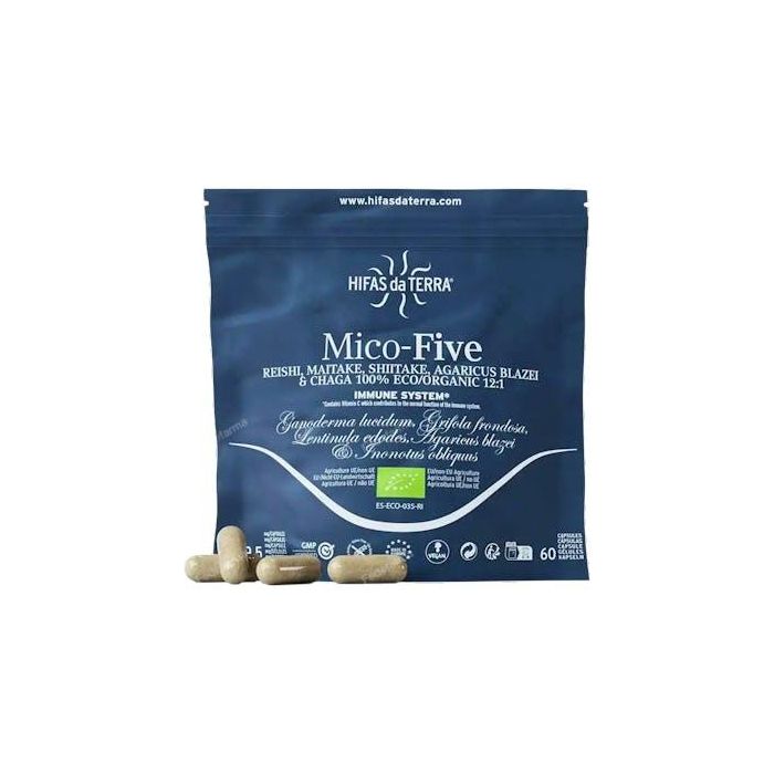 HIFAS DA TERRA Mico-Five+Vit C Eco Doypack 60 Cápsulas