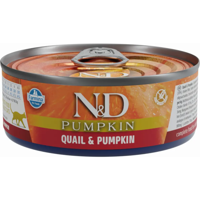 Farmina N&D Cat Codorniz Pumpkin Caja 30x70 gr