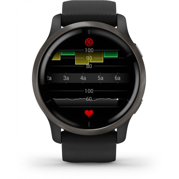 Garmin Venu 2 Smartwatch GPS 45mm, Reloj Inteligente Fitness con Música, Pagos y Monitor de Salud, Color Negro 30 Garmin Venu 2 Smartwatch GPS 45mm, Reloj Inteligente Fitness con Música, Pagos y Monitor de Salud, Color Negro 30