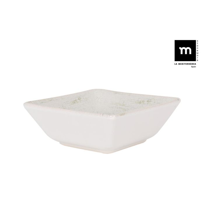 La Mediterranea Bol Cuadrado Idris Elite Brillo 13 x 13 x 5 cm 295 g (28 Unidades)