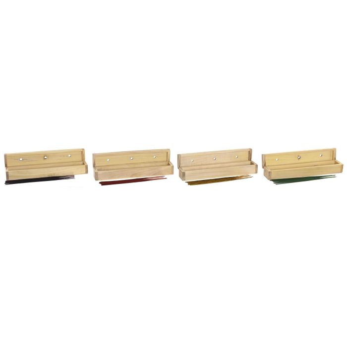 Soporte Incienso Shabby DKD Home Decor Marron Claro 6 x 5 x 31 cm Set de 10 (8 Unidades) 2 Soporte Incienso Shabby DKD Home Decor Marron Claro 6 x 5 x 31 cm Set de 10 (8 Unidades) 2