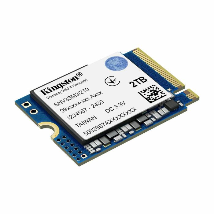 Kingston NV3 2230 SSD M.2 NVMe 2TB PCIe 4.0 x4 2230, Lectura 6000 MB/s, Escritura 5000 MB/s 1 Kingston NV3 2230 SSD M.2 NVMe 2TB PCIe 4.0 x4 2230, Lectura 6000 MB/s, Escritura 5000 MB/s 1