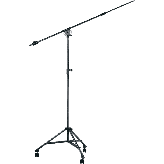 Soporte Micrófono Jirafa Teléscopica Studio Gran Longitud (Con Ruedas) 3 Soporte Micrófono Jirafa Teléscopica Studio Gran Longitud (Con Ruedas) 3
