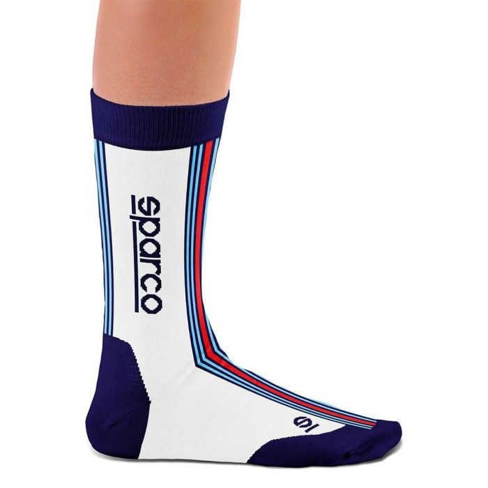 Sparco S099145MRBIBMN2 Calcetines Martini Racing Sin Costuras Algodón Peinado Cómodos Talla 41-46 Blanco Azul Marino 3 Sparco S099145MRBIBMN2 Calcetines Martini Racing Sin Costuras Algodón Peinado Cómodos Talla 41-46 Blanco Azul Marino 3