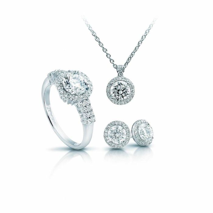 Conjunto Collar y Pendientes Diamonfire 1312691902165 Anillo 0 Conjunto Collar y Pendientes Diamonfire 1312691902165 Anillo 0