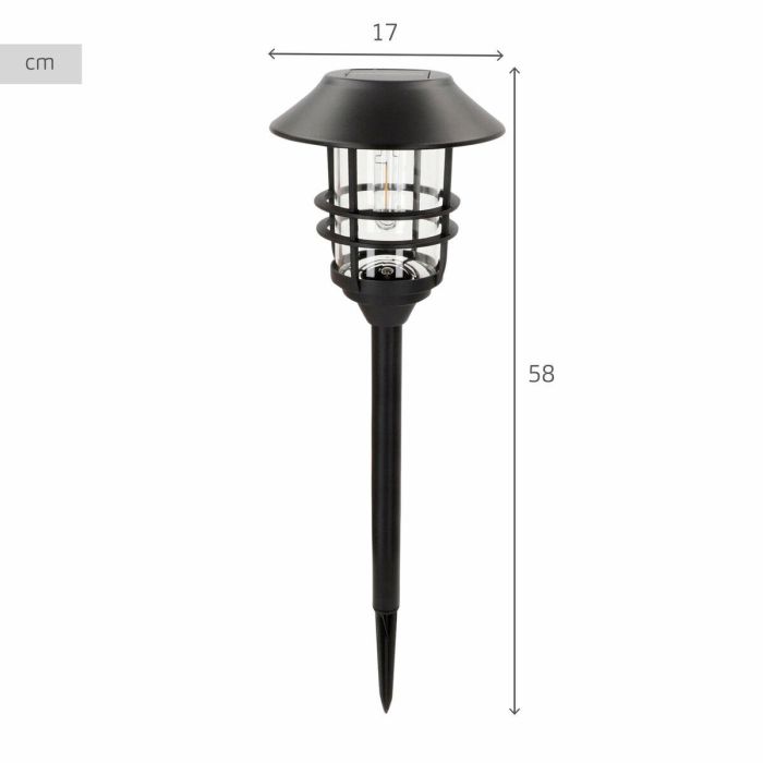 Lámpara solar Aktive 17 x 58 x 17 cm (2 Unidades) 3 Lámpara solar Aktive 17 x 58 x 17 cm (2 Unidades) 3