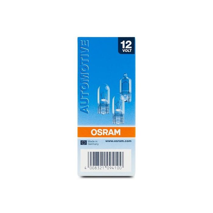 Osram Orginal 2820 W2,1x9,5D 12 V 2 W | 10 Unidades OS2820 2 Osram Orginal 2820 W2,1x9,5D 12 V 2 W | 10 Unidades OS2820 2