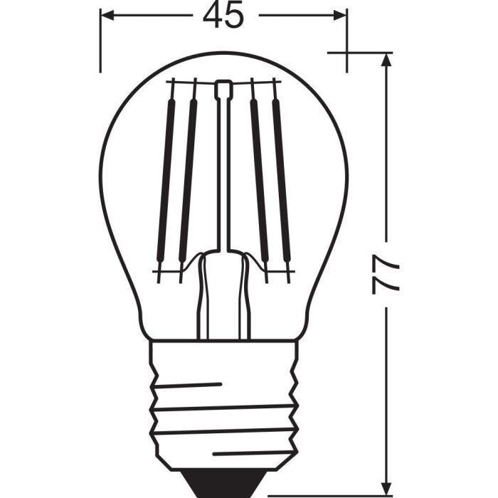 [LVE-4099854062209] Ledvance/Osram Bombilla LED "Classic" E27 5,5W 806Lm 2700K 300º IP20 1