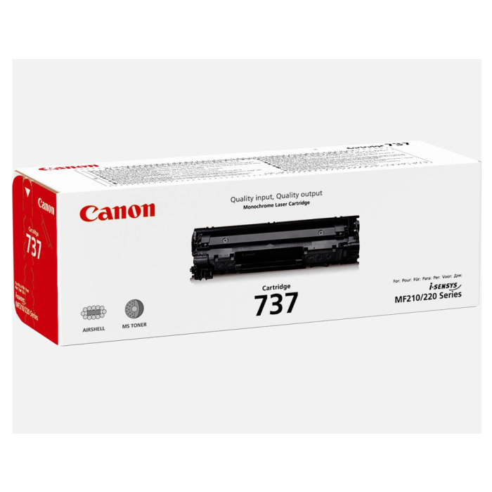 Canon Tóner Negro CRG 737 Compatible con i-SENSYS MF 226dn, 244dw, 237w, 232w, 211, 249dw (2.400 páginas) 1