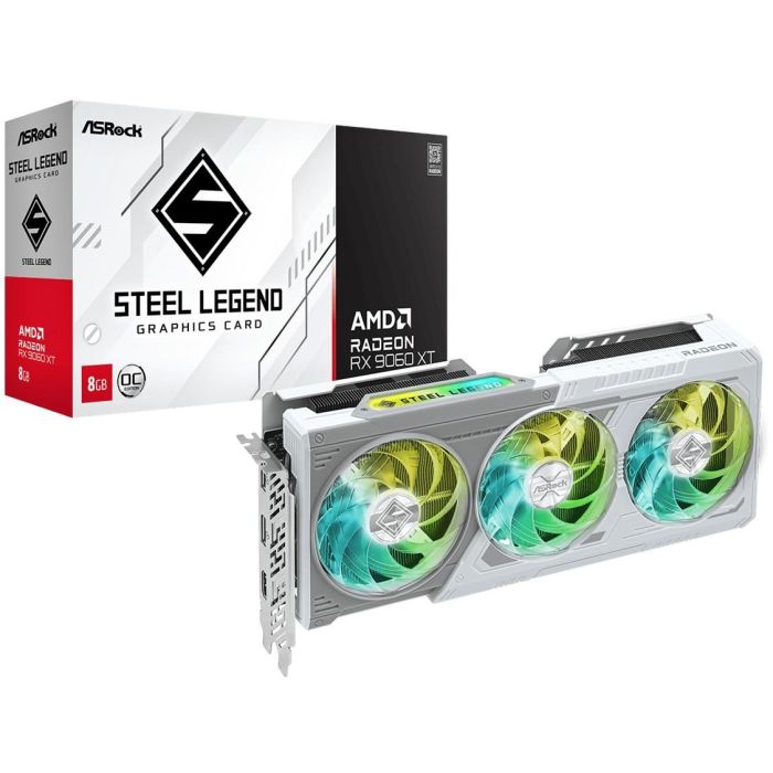 ASRock RX 9060XT Radeon RX 9060 XT OC 8GB GDDR6 3 Ventiladores PCI Express 5.0 5 ASRock RX 9060XT Radeon RX 9060 XT OC 8GB GDDR6 3 Ventiladores PCI Express 5.0 5