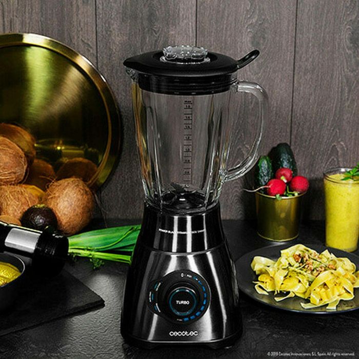 Batidora de Vaso Cecotec Power Black Titanium 1800 Smart 1800W 1,8 L 1 Batidora de Vaso Cecotec Power Black Titanium 1800 Smart 1800W 1,8 L 1