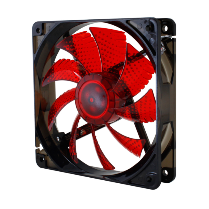 NOX Coolfan 120 LED Carcasa del ordenador Ventilador 12 cm Negro, Rojo NOX Coolfan 120 LED Carcasa del ordenador Ventilador 12 cm Negro, Rojo