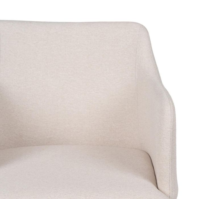 Silla Crema Tejido-Metal Salón 51 X 55 X 77 cm