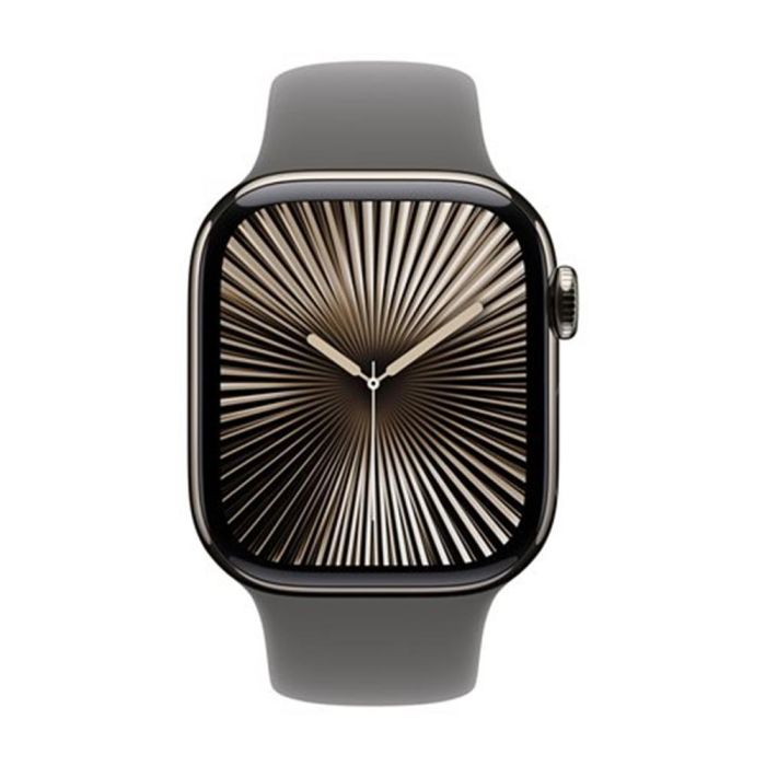 Apple Watch Series 10 GPS, A3001, Titanio Natural, 42 mm, Resistente al Agua, Compatible con iOS, Pantalla Retina, Carga Rápida 1 Apple Watch Series 10 GPS, A3001, Titanio Natural, 42 mm, Resistente al Agua, Compatible con iOS, Pantalla Retina, Carga Rápida 1