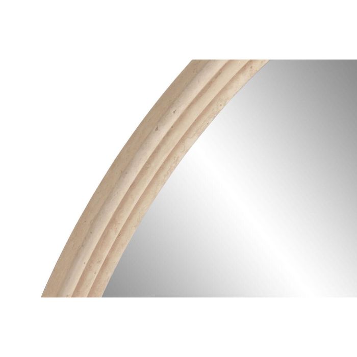 Espejo de pared Home ESPRIT Beige Natural Scandi (2 Unidades) 4