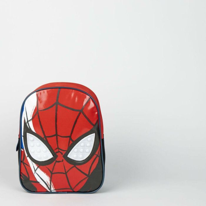 Mochila infantil personaje aplicaciones spiderman 21.7 x 28.0 x 9.0 cm 4