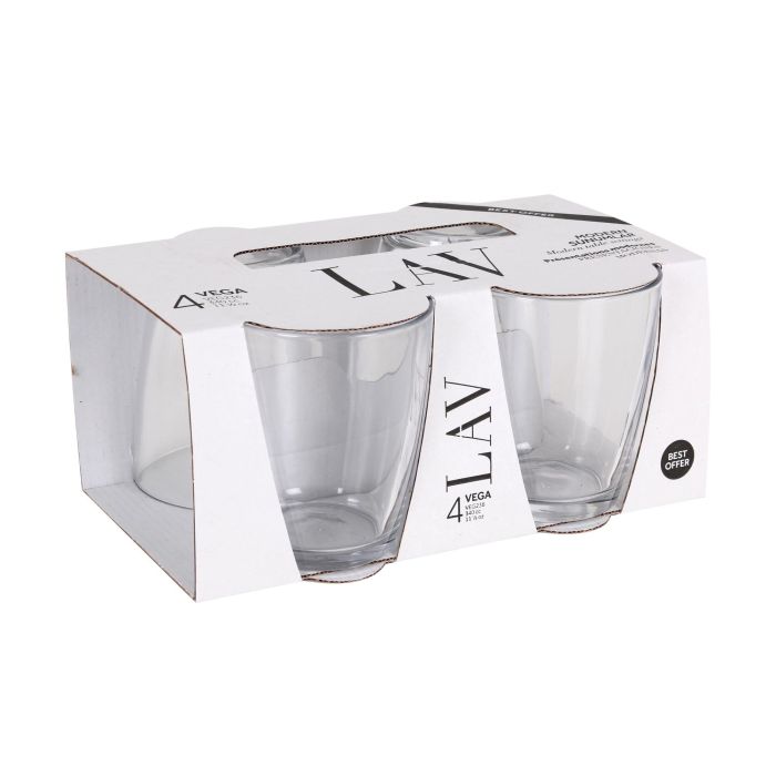 Lav Set de 4 Vasos 34 cl Best Offer - Colección Vega (12 Cajas) 5