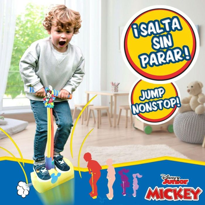 Saltador pogo Mickey Mouse 3D Amarillo Infantil (4 Unidades) 5 Saltador pogo Mickey Mouse 3D Amarillo Infantil (4 Unidades) 5