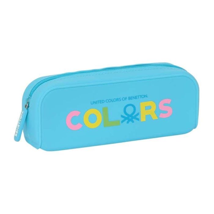 Estuche Escolar Benetton Spring Azul cielo 18.5 x 7.5 x 5.5 cm 2