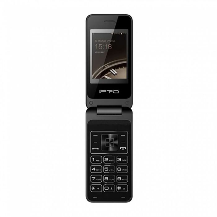 Teléfono Móvil iPro Flip V10 Negro 2,4"
