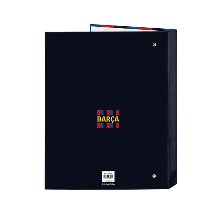 Carpeta de anillas F.C. Barcelona Granate Azul marino A4 26.5 x 33 x 4 cm 1