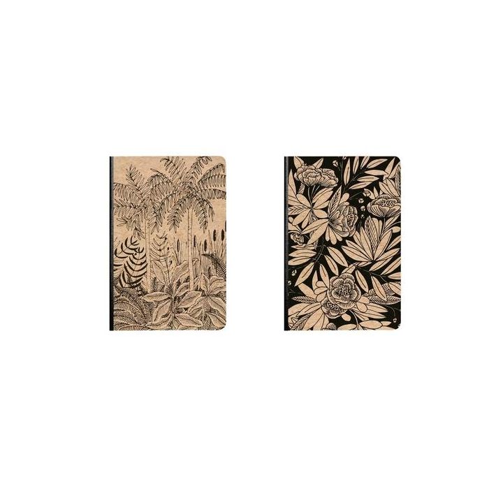 Cuaderno Clairefontaine Cerisier Encolado A5 Horizontal 80H (Set de 4)