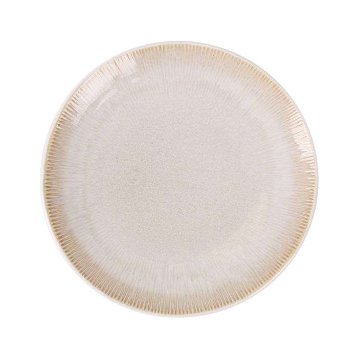 La Mediterranea Plato Postre Ø21,3 cm "Calobra" Crema 2