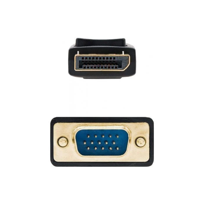 Nano Cable 10.15.4402 Cable Conversor DisplayPort Macho a VGA Macho 2m Negro 2