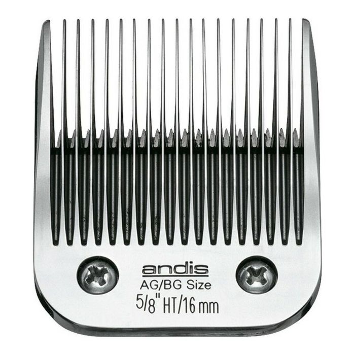 Andis S-5-8HT Cuchilla Acero para Corte de 16 mm de Larga Duración y Acabado Cromado