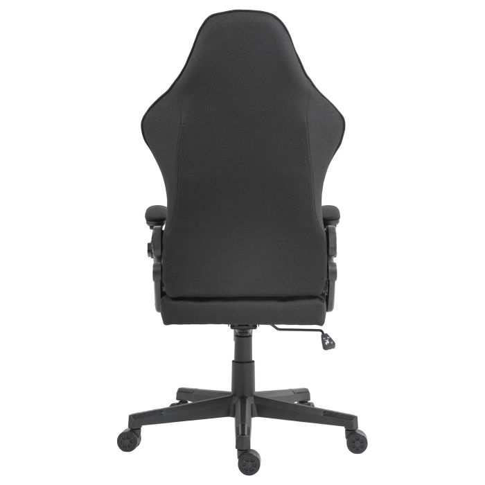 Deltaco DC130 Silla Gaming Soft Woven Mesh Negra - Silla ergonómica de malla transpirable para juegos