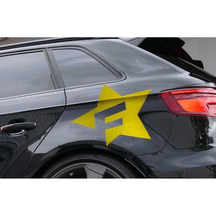 Foliatec FO33970 Pegatina para Coche Diseño F-Star, Adhesivo PVC UV Resistente a la Intemperie y Lavado, Negro Mate 39x41cm 1 Foliatec FO33970 Pegatina para Coche Diseño F-Star, Adhesivo PVC UV Resistente a la Intemperie y Lavado, Negro Mate 39x41cm 1