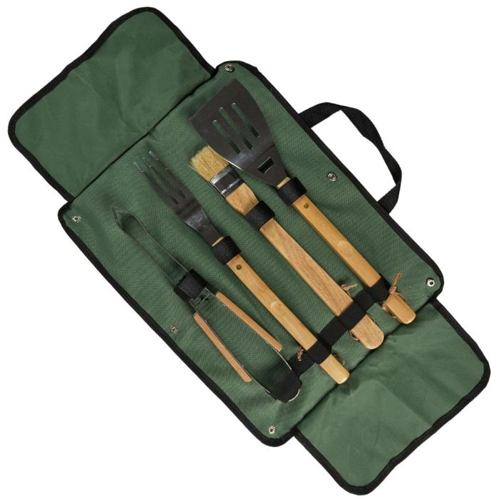 Cook Concept Juego De 4 Utensilios Barbacoa en Acero Inoxidable 0 Cook Concept Juego De 4 Utensilios Barbacoa en Acero Inoxidable 0