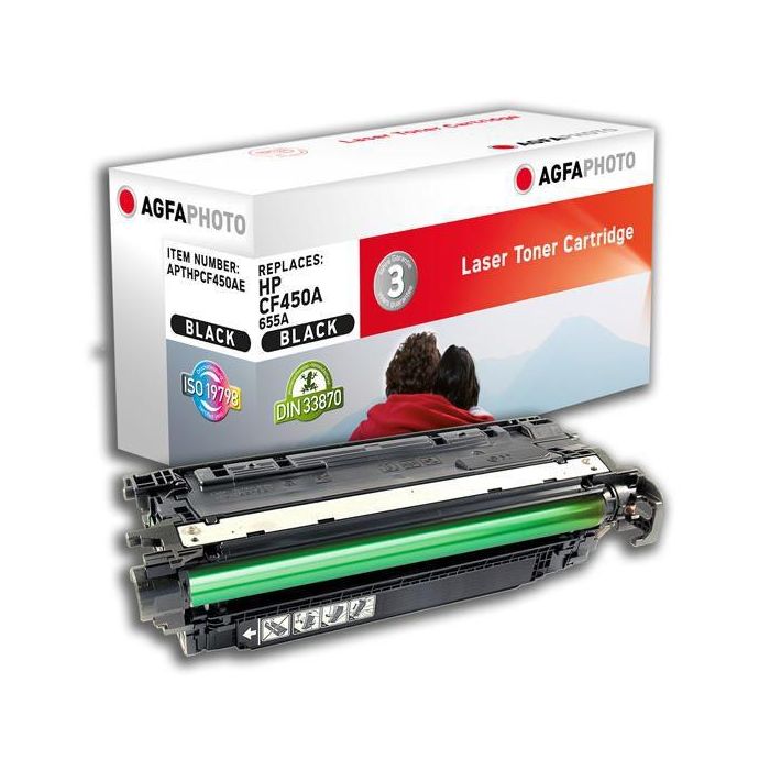 AgfaPhoto Cartucho de Tóner para HP LaserJet Enterprise M652 Negro, 12500 páginas